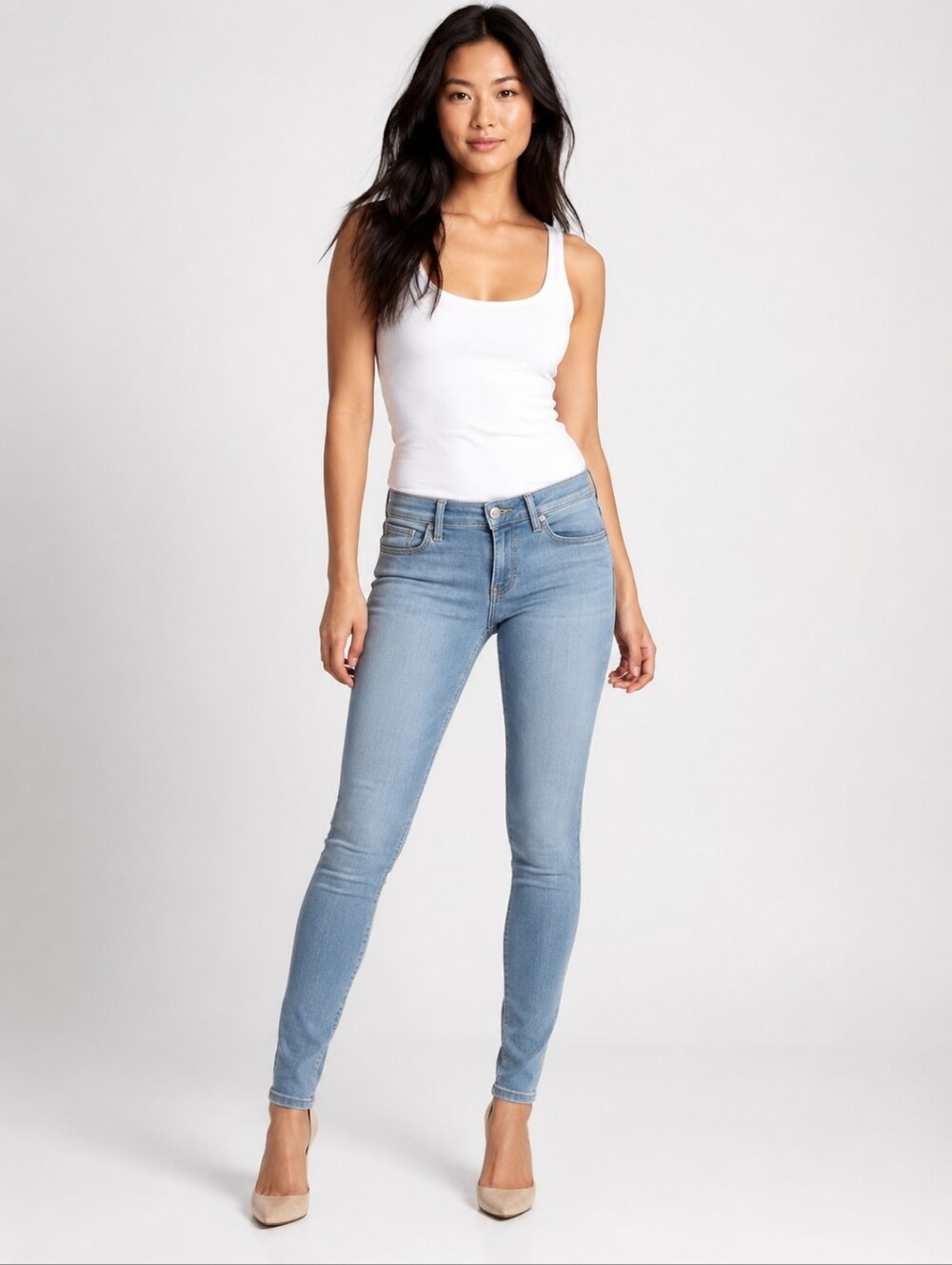 ❤ J BRAND SUPER SKINNY JEANS IN IMPULSE, 0 (25)